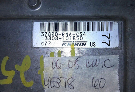 37820-RNA-C54 Honda Civic 2006-2008 ecm ecu computer - Swan Auto