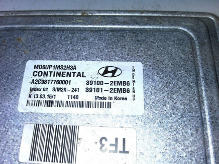 39100-2EMB6 ecm ecu computer 2014-2016 Hyundai Elantra - Swan Auto