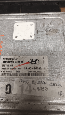 39100-2G330 Hyundai Sonata engine computer 2009-2010 - Swan Auto