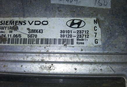 39101-23712 ecm ecu computer 2007-2008 Hyundai Tiburon - Swan Auto