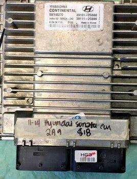 39101-2G666 Hyundai Sonata 2011-2014 ecm ecu computer - Swan Auto