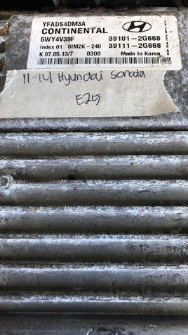 39101-2G668 Hyundai Sonata 2011-2014 ecm ecu computer - Swan Auto