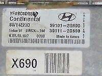 39101-2G690 ecm ecu computer 2011-2012 Hyundai Sonata - Swan Auto