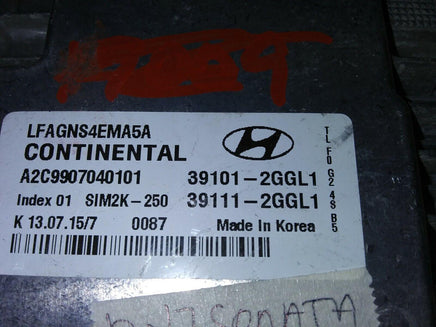 39101-2GGL1 ecm ecu computer 2015-2017 Hyundai Sonata - Swan Auto
