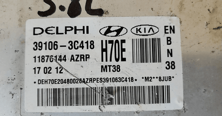 39106-3C418 Hyundai Veracruz 2010-2012 ecm ecu computer - Swan Auto