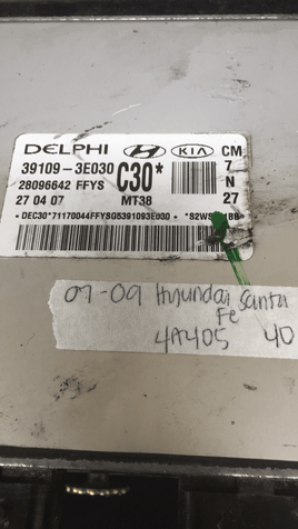 39109-3E030 Hyundai Santa Fe 2007-2009 ecm ecu computer - Swan Auto