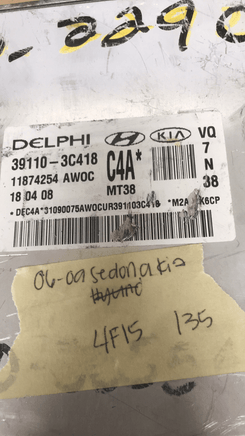 39110-3C418 Kia Sedona 2006-2009 ecm ecu computer - Swan Auto