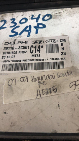 39110-3C561 Hyundai Santa Fe 2007-2009 ecm ecu computer - Swan Auto