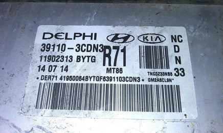 39110-3CDN3 ecm ecu computer 2013-2016 Hyundai Santa Fe - Swan Auto