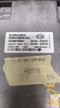 39130-2GHT0 Kia Sportage 2017-2019 ecm ecu computer - Swan Auto
