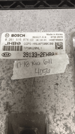 39133-2EHB0 Kia Soul 2017-2018 ecm ecu computer - Swan Auto