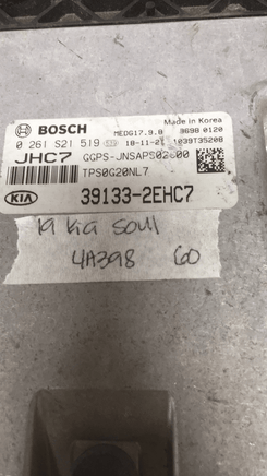 39133-2EHC7 Kia Soul ecm ecu computer 2019 - Swan Auto
