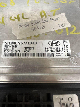 39170-23113 Hyundai Tucson ecm ecu computer 2005-2006 - Swan Auto