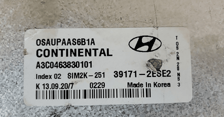 39171-2ESE2 Hyundai Kona 2019-2021 ecm ecu computer - Swan Auto