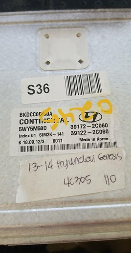39172-2C060 Hyundai Genesis 2013-2014 ecm ecu computer - Swan Auto