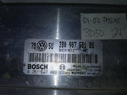 3B0 907 551 BS Volkswagen VW Passat 2001-2002 ecm ecu computer - Swan Auto