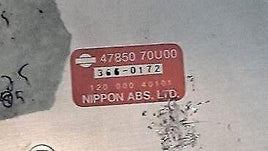 47850 70U00 Infiniti Q45 1995-1996 abs module computer - Swan Auto