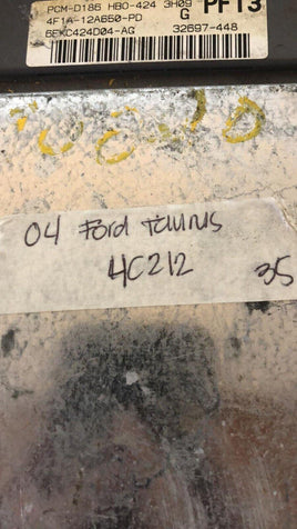 4F1A-12A650-PD Ford Taurus or Mercury Sable 2004 ecm ecu computer - Swan Auto