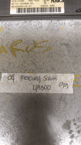 4F1A-12A650-RD Ford Taurus Mercury Sable ecm ecu computer 2004 - Swan Auto