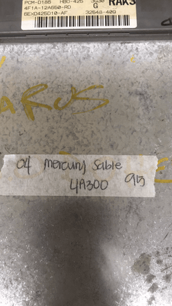 4F1A-12A650-RD Ford Taurus Mercury Sable ecm ecu computer 2004 - Swan Auto