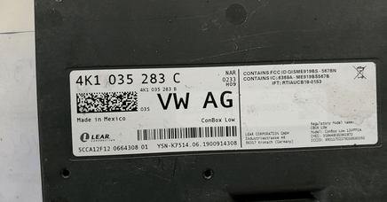 4K1 035 283 C Audi Q8 2019-2020 emergency call control module - Swan Auto