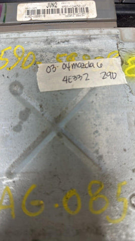4M81-12A650-EE Mazda 6 ecm ecu computer 2004 - Swan Auto