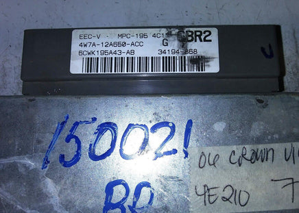 4W7A-12A650-ACC ecm ecu computer 2004 Ford Crown Vic Grand Marquis ***tested*** - Swan Auto