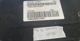 1994-1995 Oldsmobile Cutlass or Grand Prix ecm ecu computer 16201664 - Swan Auto