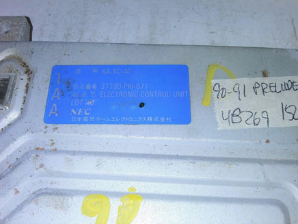 1990-1991 Honda Prelude ecm ecu computer 37700-PKI-671 - Swan Auto