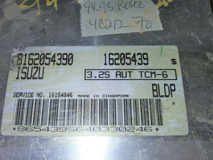 1994-1995 Isuzu Rodeo tcm transmission computer 8162054390 - Swan Auto
