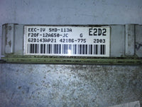 1992-1993 Ford Taurus ecm ecu computer F2OF-12A650-JC - Swan Auto