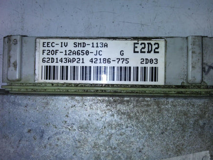 1992-1993 Ford Taurus ecm ecu computer F2OF-12A650-JC - Swan Auto