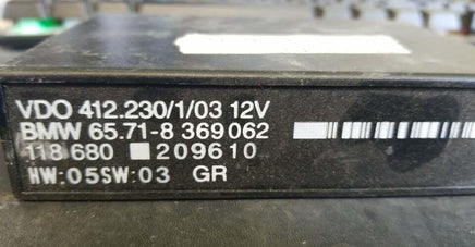 1994-2004 BMW E39 Cruise control module 65.71-8 369 062 - Swan Auto