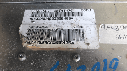 1992-1993 Chevy Lumina Cutlass ecm ecu computer 16187294 - Swan Auto