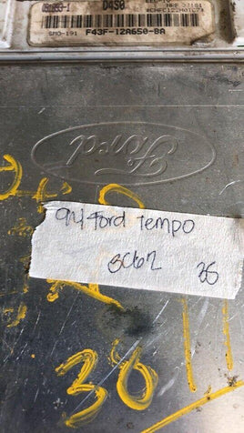 1994 Ford Tempo ecm ecu computer F43F-12A650-BA - Swan Auto