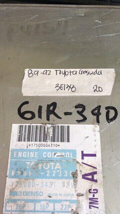 1989-1992 Toyota Cressida ecu ecm computer 89661-22330 - Swan Auto