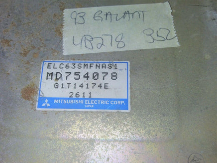 1993 Mitsubishi Galant TCM transmission computer MD754078 - Swan Auto
