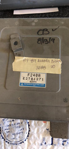 1987-1989 Mazda B2200 ecm ecu computer F240A E2T01271 - Swan Auto