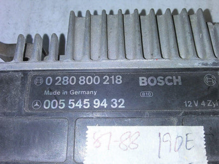 1987-1988 Mercedes-Benz 190E ecu ecm computer 0 280 800 218 - Swan Auto