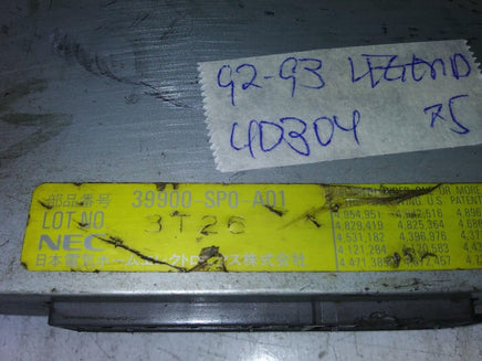 1992-1993 Acura Legend ABS Control Module 39900-SP0-A01 - Swan Auto