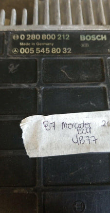 1987 Mercedes 260E ecm ecu computer 0 280 800 212 - Swan Auto