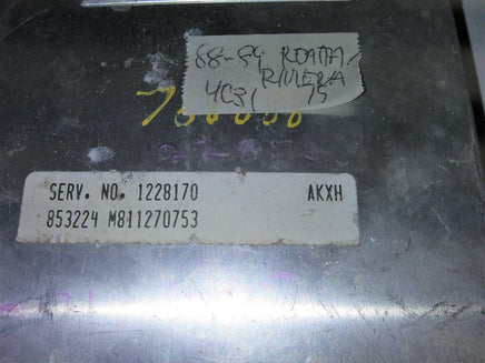 1988-1989 Buick Riviera Reatta pcm ecu ecm computer 1228170 - Swan Auto