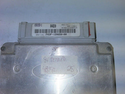 1994 Ford Tempo ecm ecu computer F43F-12A650-AA - Swan Auto