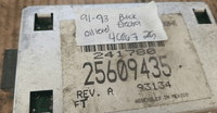 1991-1993 Buick Electra oil level control module computer 25609435 - Swan Auto