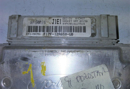 1991 Ford Aerostar ecm ecu computer F17F-12A650-UB - Swan Auto
