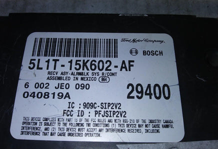 5L1T-15K602-AF Anti-Theft keyless control module computer 2005-2007 Ford F150 - Swan Auto