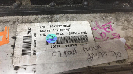 6E5A-12A650-AMC Ford Fusion ecm ecu computer 2007 **Tested** - Swan Auto