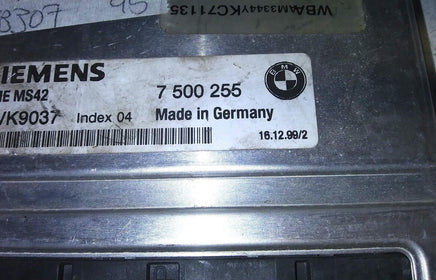 7 500 255 BMW 528i 528 1999-2001 ecm ecu computer - Swan Auto