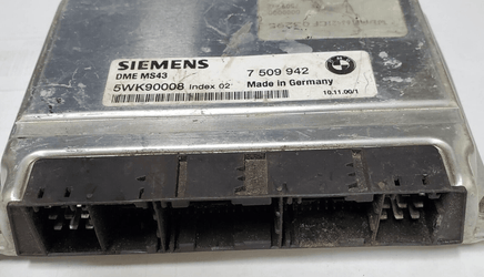 7 509 942 BMW X5 2001-2002 ecm ecu computer - Swan Auto