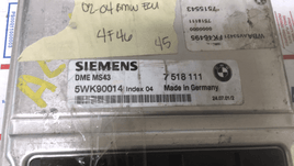 7 518 111 BMW 750i 750 2002-2004 ecm ecu computer - Swan Auto